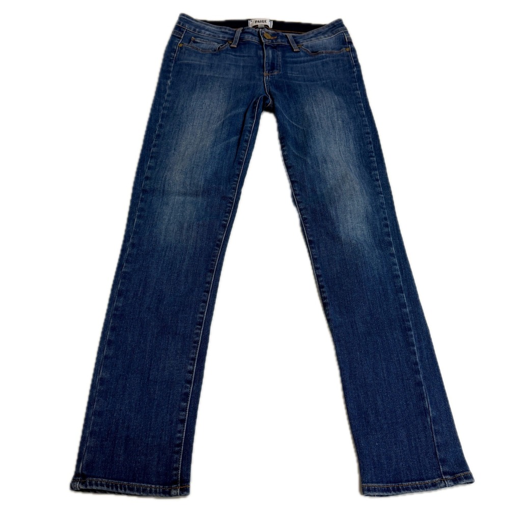 PAIGE Jeans‎ Womens Size 27 Constance Blue Skyline Ankle Peg Denim Stretch Slim